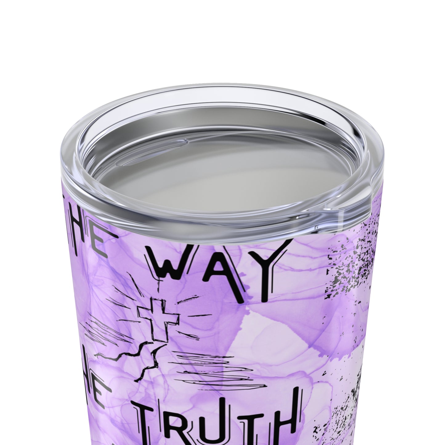 The Way, The Truth, The Life -Tumbler 20oz, Purple