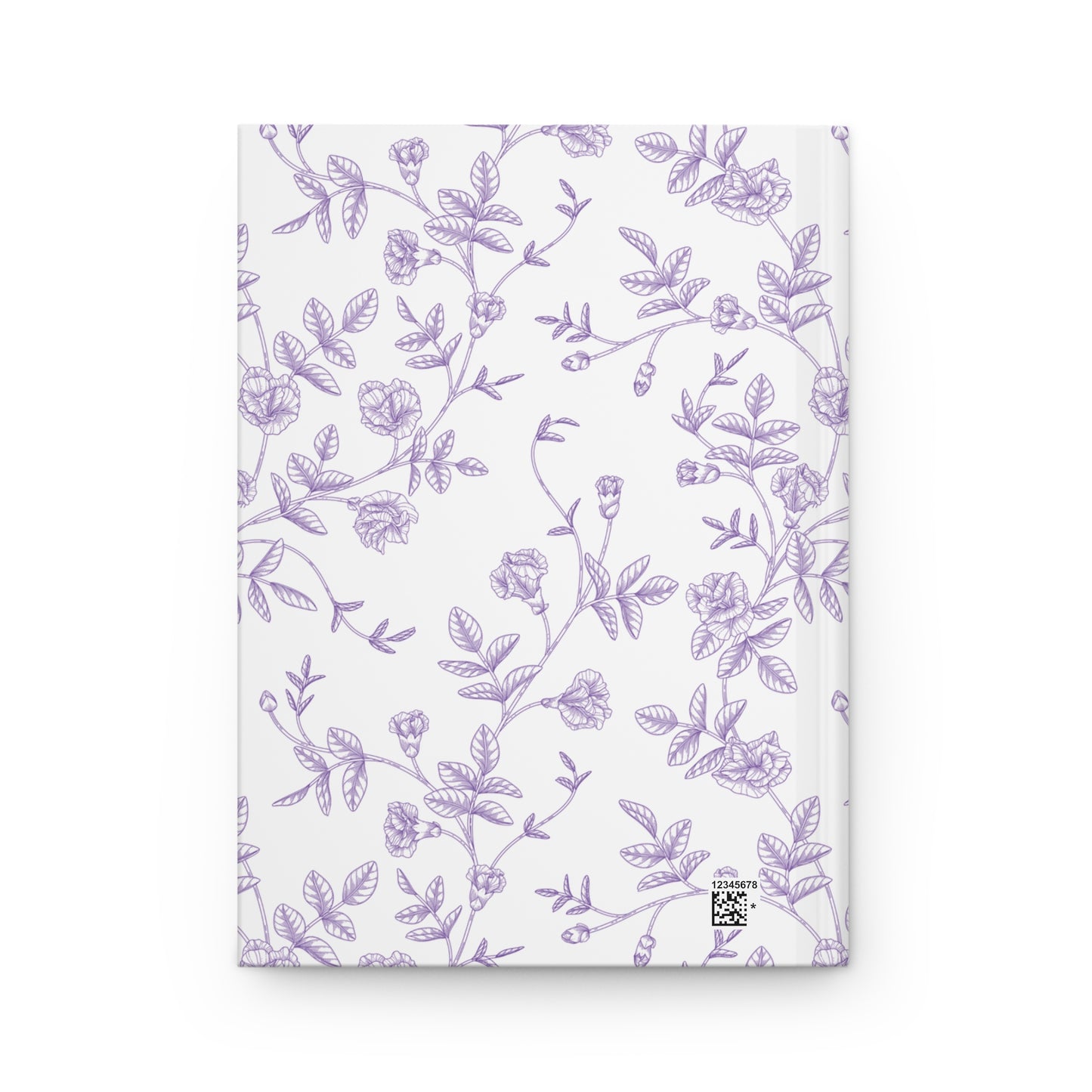 Floral Journal Matte, Purple