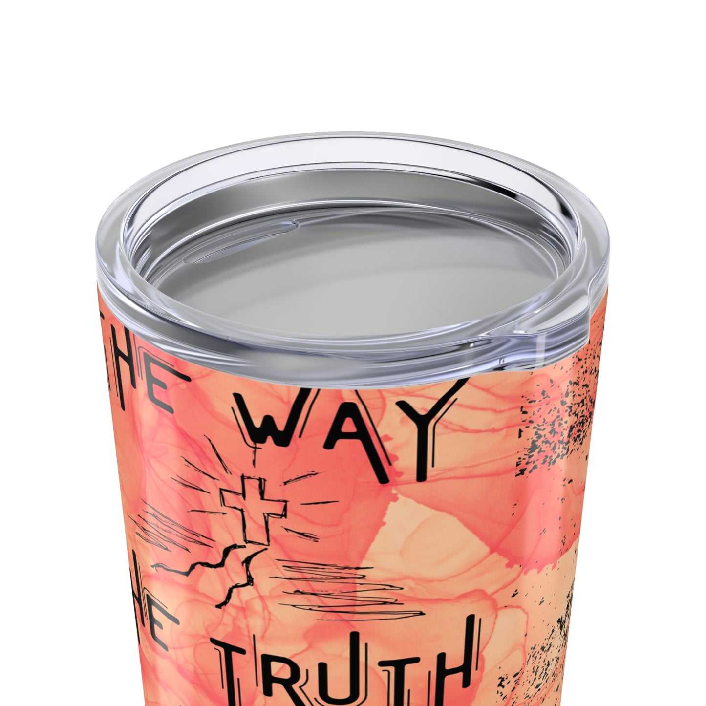 The Way, The Truth, The Life -Tumbler 20oz, Orange