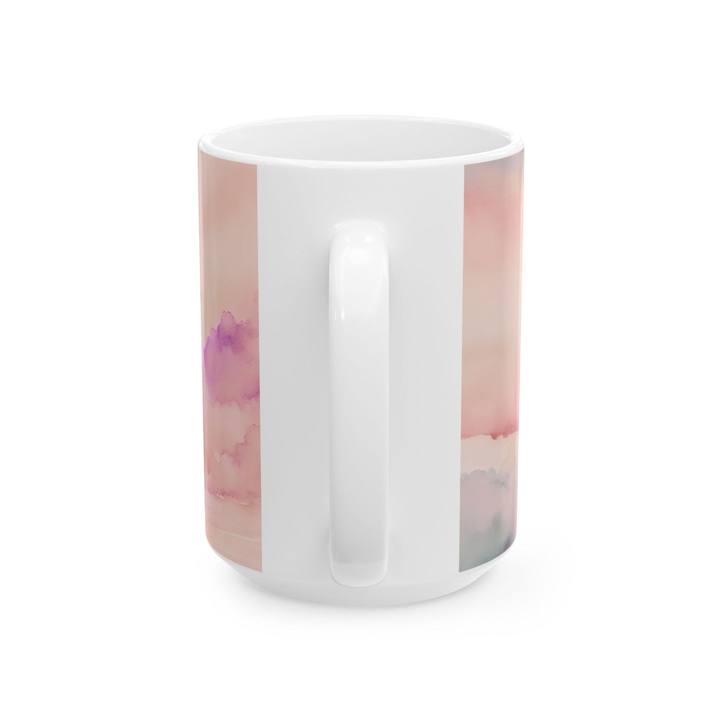 Coffee Mug, Rise Pray Coffee Repeat, Hibiscus Pink