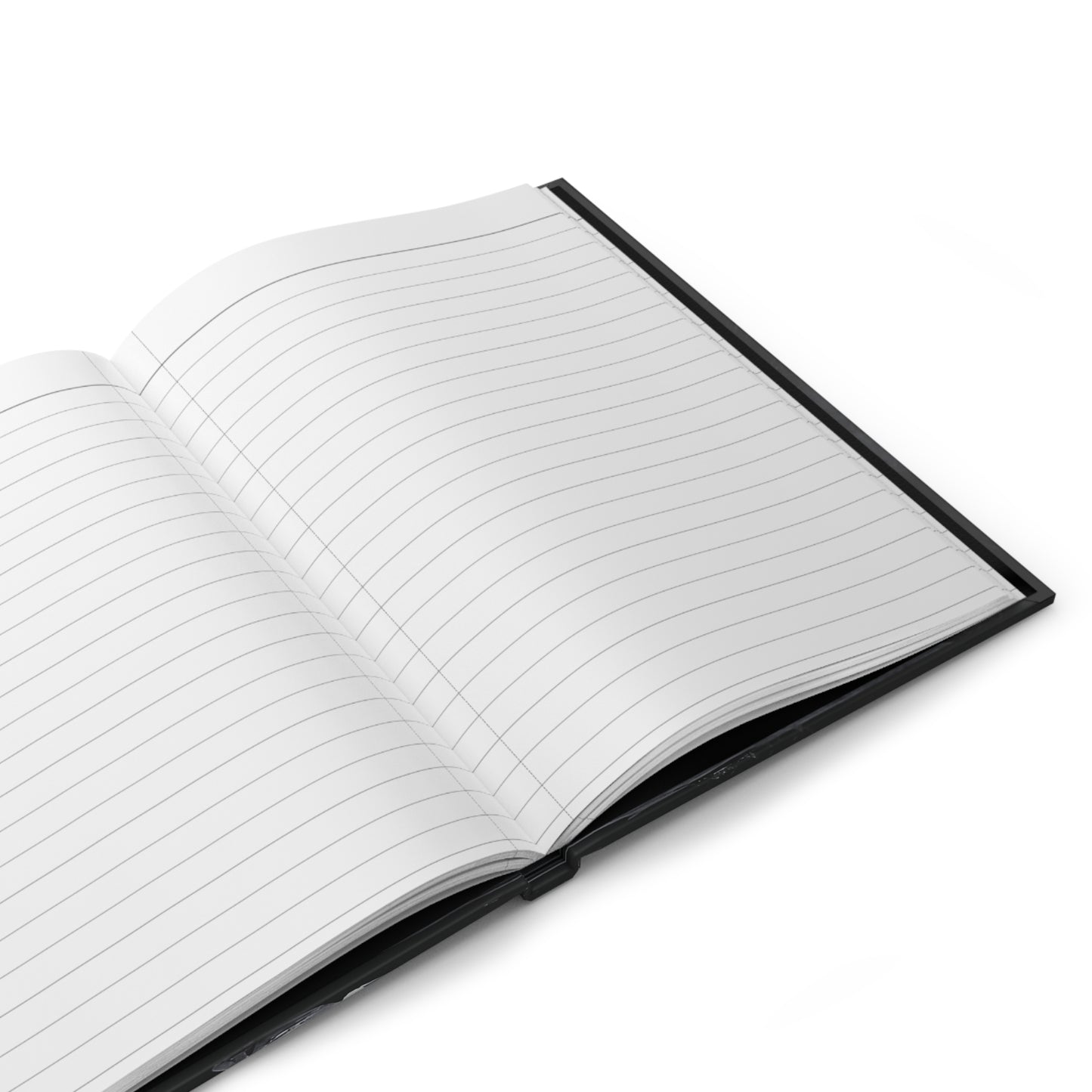 Matte Hardcover Journal, Y’hoshua 1:9, Black