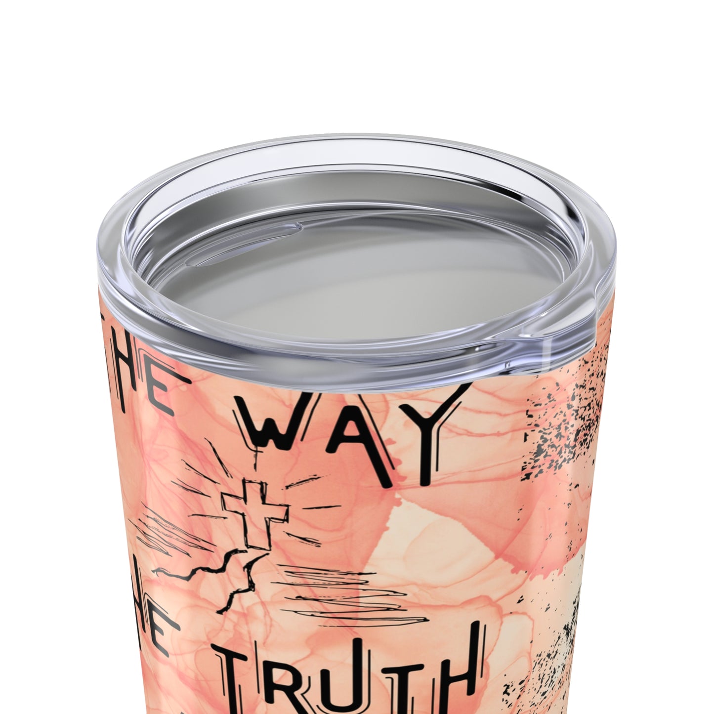 The Way, The Truth, The Life -Tumbler 20oz, Latte Brown