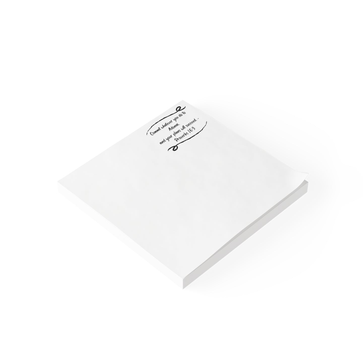 Sticky Notes, Proverbs 16:3