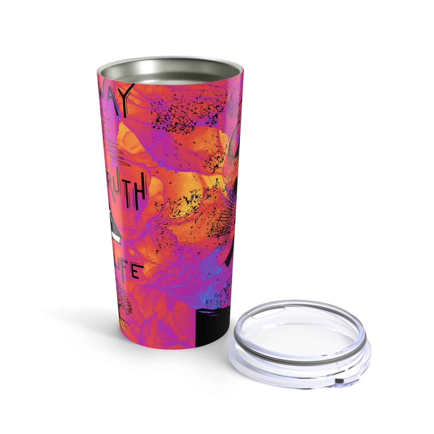 The Way, The Truth, The Life -Tumbler 20oz, Heatwave