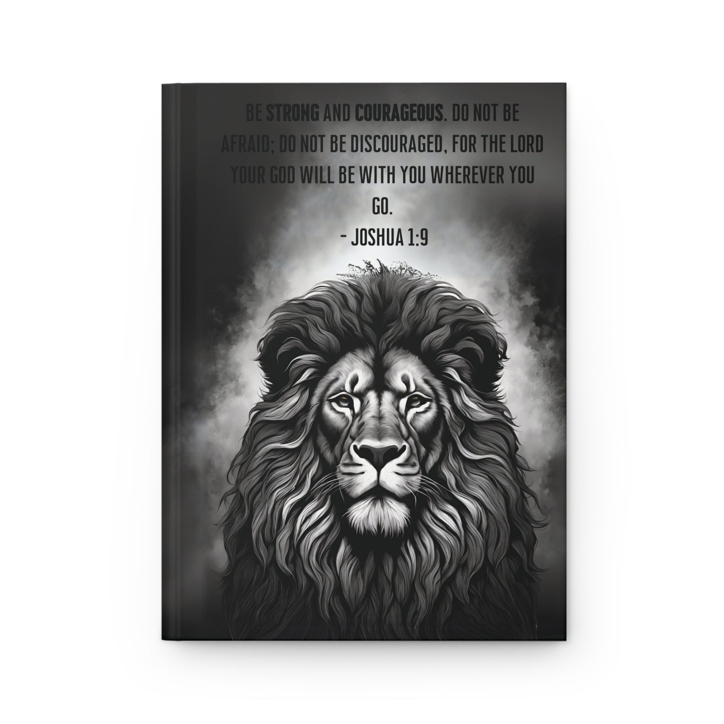 Hardcover Journal, Joshua 1:9, Black #2