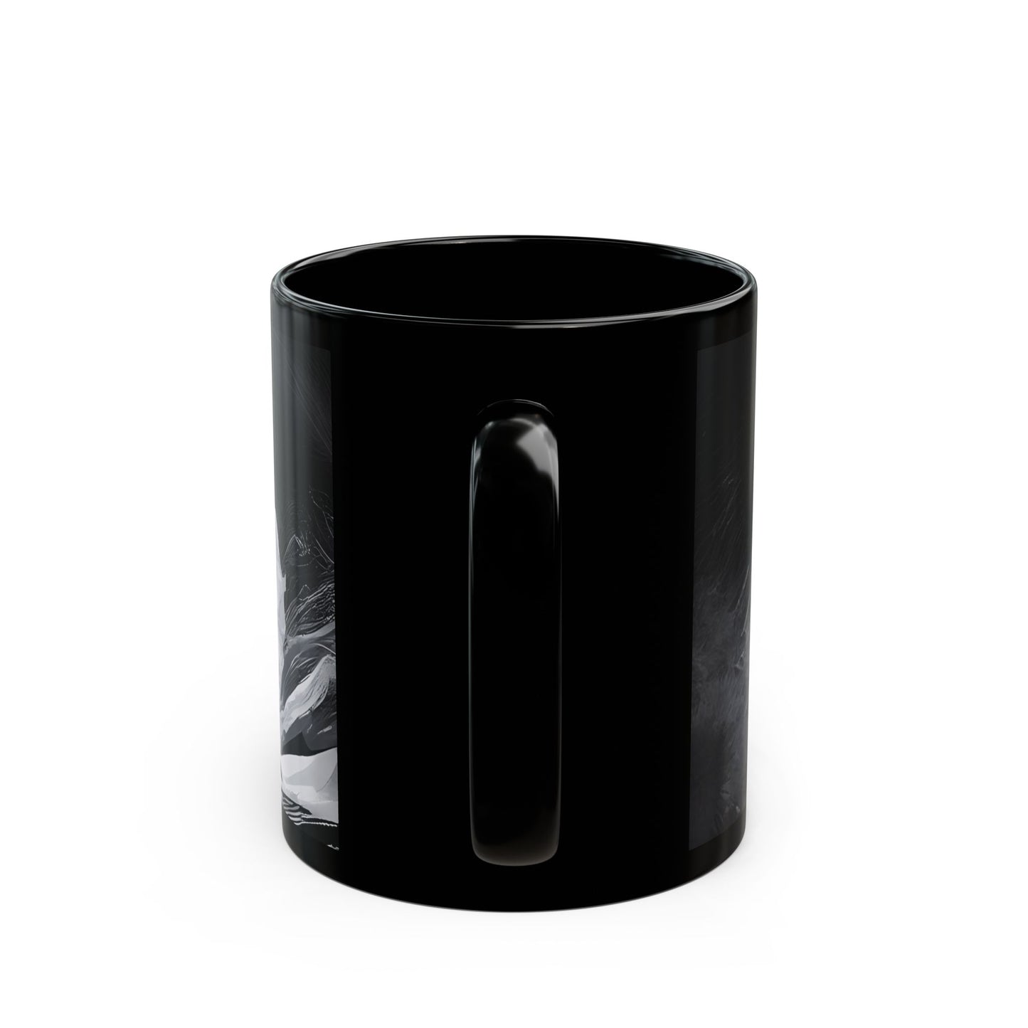 Black Mug - Joshua 1:9 Lion of Judah