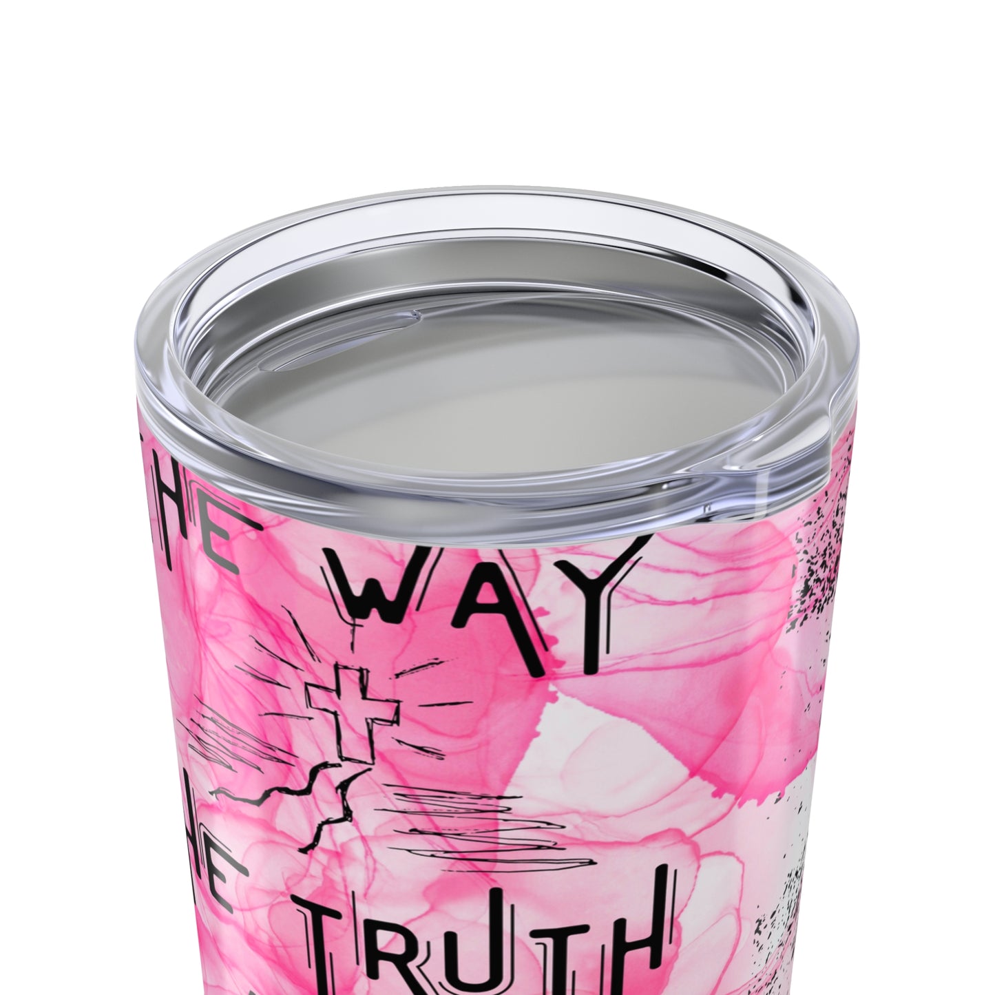 The Way, The Truth, The Life -Tumbler 20oz, Pink