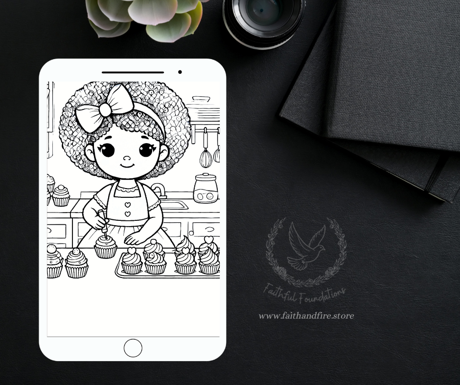 Cute & Calm Coloring Page